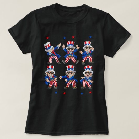 アンクルサムUsaシャツ Tシャツ (デザイン正面)
