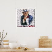 アンクルサムWWIIモンタージュ ポスター (キッチン)