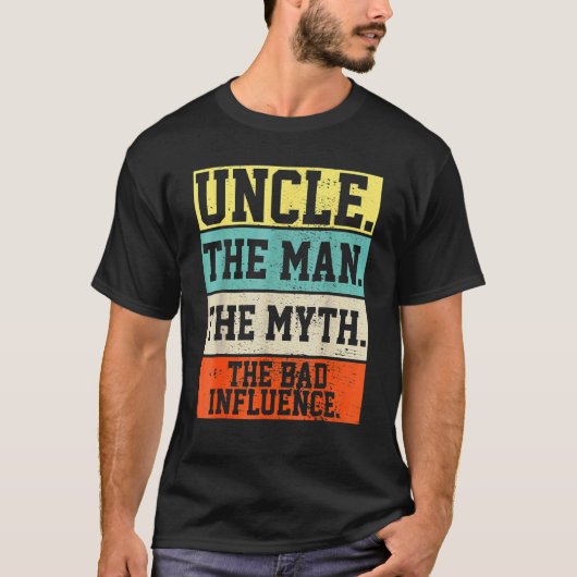アンクルザマンザ神話の悪い影響レトロキリスト Tシャツ (正面)