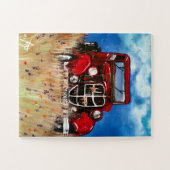 アンクルジョンズトラックアンティークオールドワーク農家ランチャー ジグソーパズル (横)