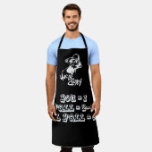 アンクルダディーグリルエプロン絵画料理 エプロン (着用した状態)