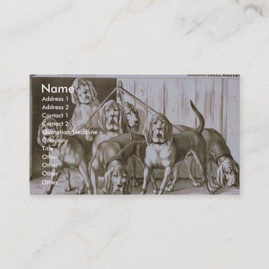 アンクルトムのキャビン 名刺 (正面)