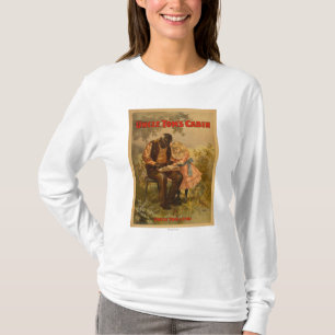 アンクルトム小屋の黒人男性及び女の子の劇場 Tシャツ