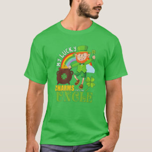 アンクルパディおもしろいデイSt patricksラッキーチャームカル Tシャツ