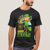 アンクルパディーデイSt patricksラッキーチャームが私をUと呼ぶ Tシャツ (正面)