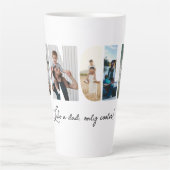 アンクルフォトコラージュ5写真コラージュ カフェラテマグ (正面)