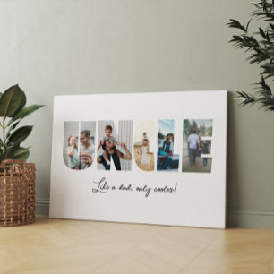 アンクルフォトコラージュ5写真コラージュ キャンバスプリント