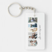 アンクルフォトコラージュ5写真コラージュ キーホルダー (正面)