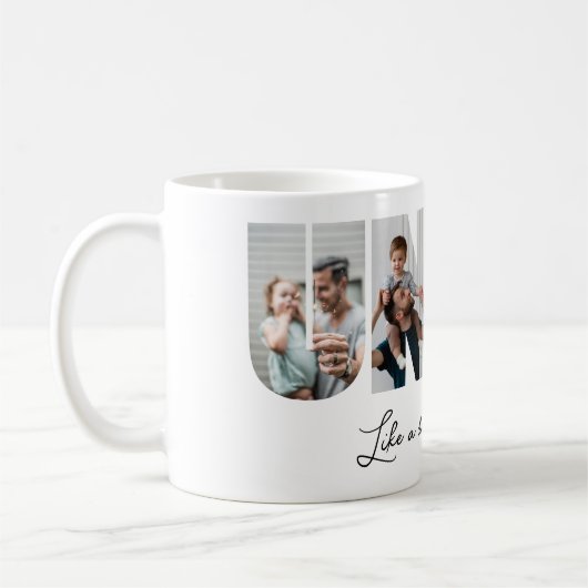 アンクルフォトコラージュ5写真コラージュ コーヒーマグカップ (左)