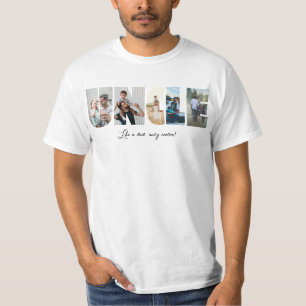 アンクルフォトコラージュ5写真コラージュ Tシャツ