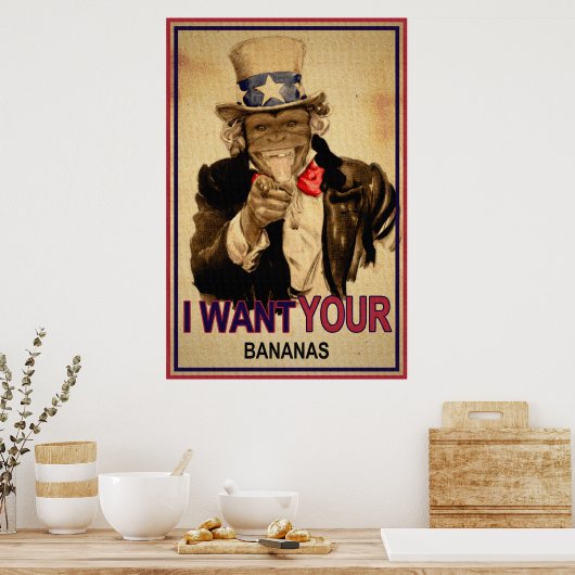 アンクルモンキー ポスター (キッチン)