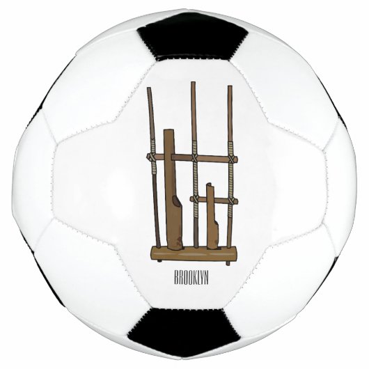 アンクルン漫画イラストレーション サッカーボール (正面)