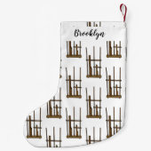 アンクルン漫画イラストレーション スモールクリスマスストッキング (裏面)