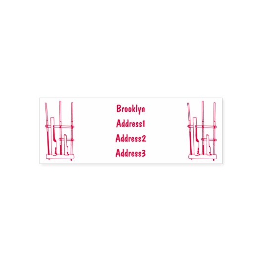 アンクルン漫画イラストレーション セルフインキングスタンプ (デザイン)