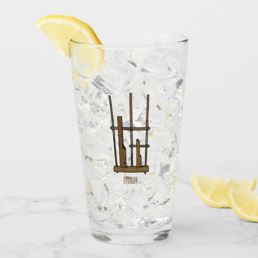 アンクルン漫画イラストレーション タンブラーグラス (アイス正面)