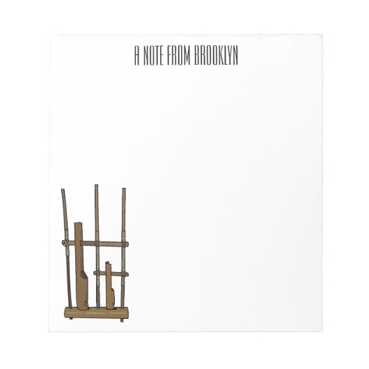 アンクルン漫画イラストレーション ノートパッド (正面)