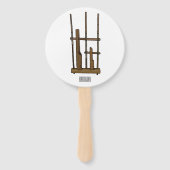 アンクルン漫画イラストレーション ハンドファン (裏面)