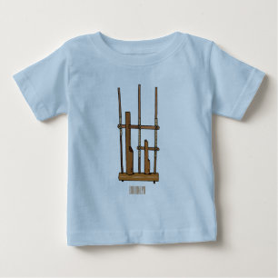 アンクルン漫画イラストレーション ベビーTシャツ