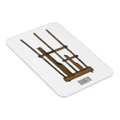 アンクルン漫画イラストレーション マグネット (右側)