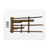 アンクルン漫画イラストレーション マグネット (横)