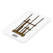 アンクルン漫画イラストレーション マグネット (左側)