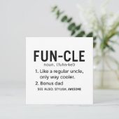 アンクル誕生日ファン カード (スタンド正面)