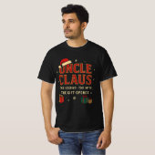 アンクル・クロース - 伝説、神話、プレゼントを開ける人 Tシャツ (正面フル)