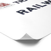 アンクル・サムの仕事 – 鉄道郵便書記 ポスター (角)