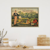 アンクル・サムは言う：食べ物コストを削減するための庭 ポスター (キッチン)