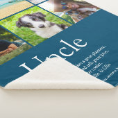 アンクル、Funcle Definition 6フォトモダンおもしろい青 シェルパブランケット (3/4)