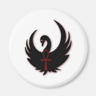 アンク付きブラックスワン マグネット