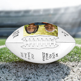 アンク最高のル·エパーソナライズされたバー写真の名前 アメリカンフットボール