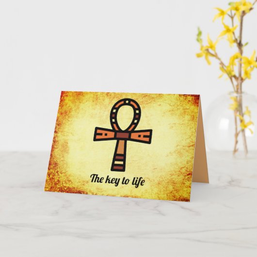 アンク カード (黄色い花)