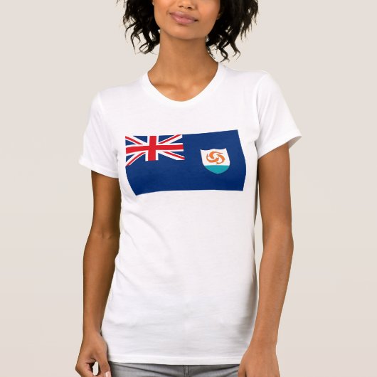 アングィラの旗のTシャツ Tシャツ (正面)