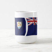 アングイラの国旗マグ コーヒーマグカップ (中央)