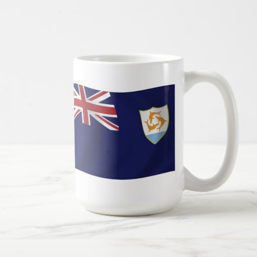 アングイラの国旗マグ コーヒーマグカップ (右)
