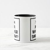 アングラーすごいの才能。魚釣り マグカップ (中央)