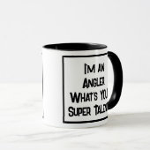 アングラーすごいの才能。魚釣り マグカップ (正面右)