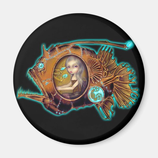 「アングラーフィッシュサブマリン」マグネット マグネット (正面)