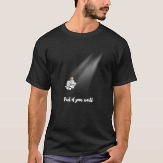 アングラーフィッシュ, 深海, かわいいRIP Tシャツ (正面)