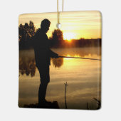 アングラー朝 セラミックオーナメント (左)