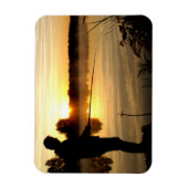 アングラー朝 マグネット (縦)