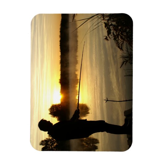 アングラー朝 マグネット (縦)