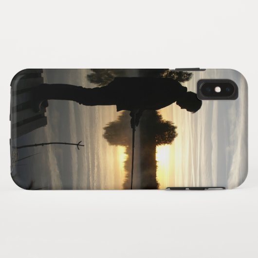 アングラー朝 Case-Mate iPhoneケース (裏面(横))