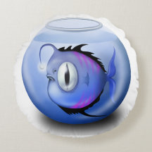 アングラー魚の水族館の魚のボウルかわいい