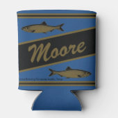 アングラー魚釣りトラウトモノグラム 缶クーラー (裏面)