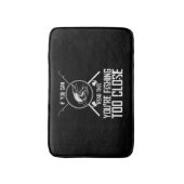 アングラー魚釣り釣り餌魚釣り棒ギフト バスマット (正面縦)