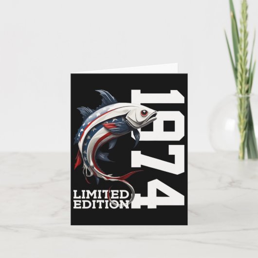 アングラー51誕生日魚釣り限定版1974 カード (正面)