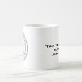 アングリカンE&Rマグ、ロゴと聖書の言葉 コーヒーマグカップ (中央)