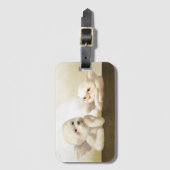 アングリードッグ&キャットオンクラウド ラゲッジタグ (正面縦)